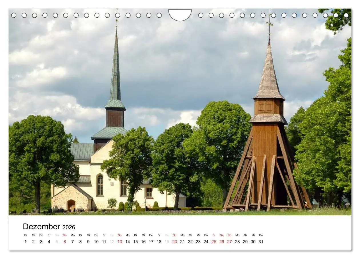 Bild: 9783516138931 | Wundervolles Schweden 2026 (Wandkalender 2026 DIN A4 quer),...