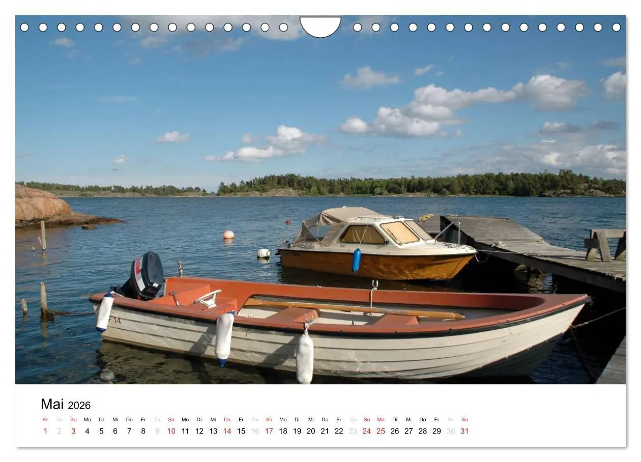 Bild: 9783516138931 | Wundervolles Schweden 2026 (Wandkalender 2026 DIN A4 quer),...