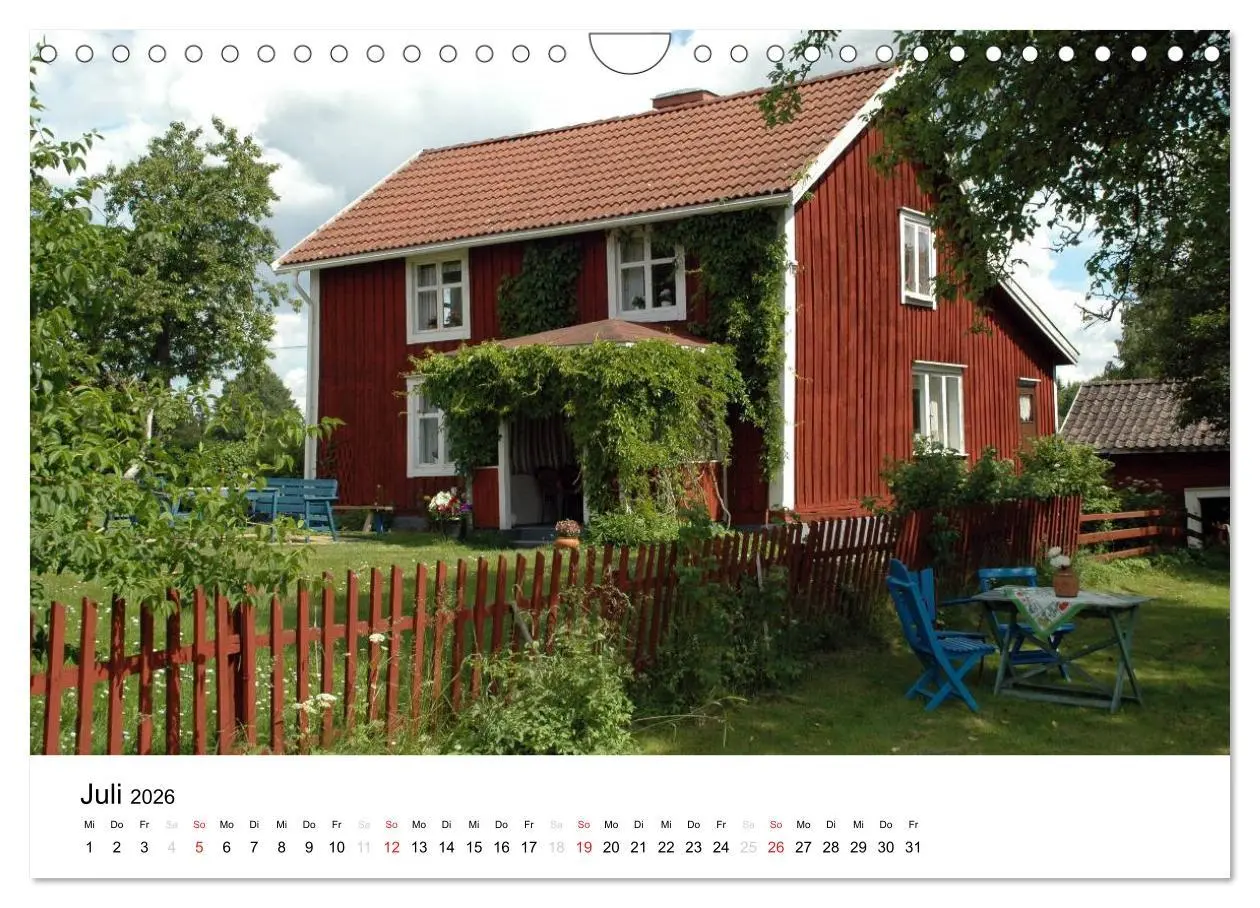 Bild: 9783516138931 | Wundervolles Schweden 2026 (Wandkalender 2026 DIN A4 quer),...