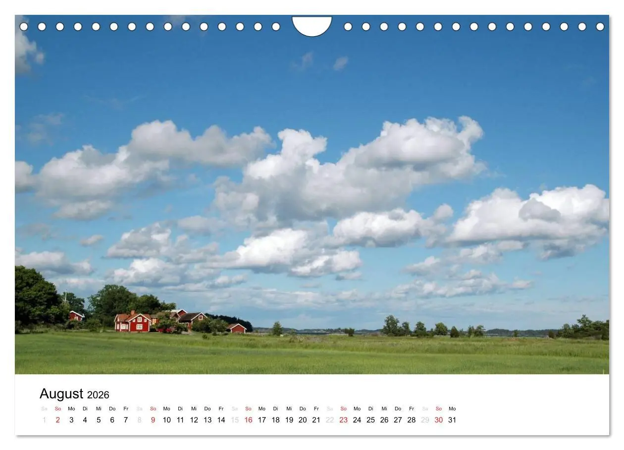 Bild: 9783516138931 | Wundervolles Schweden 2026 (Wandkalender 2026 DIN A4 quer),...