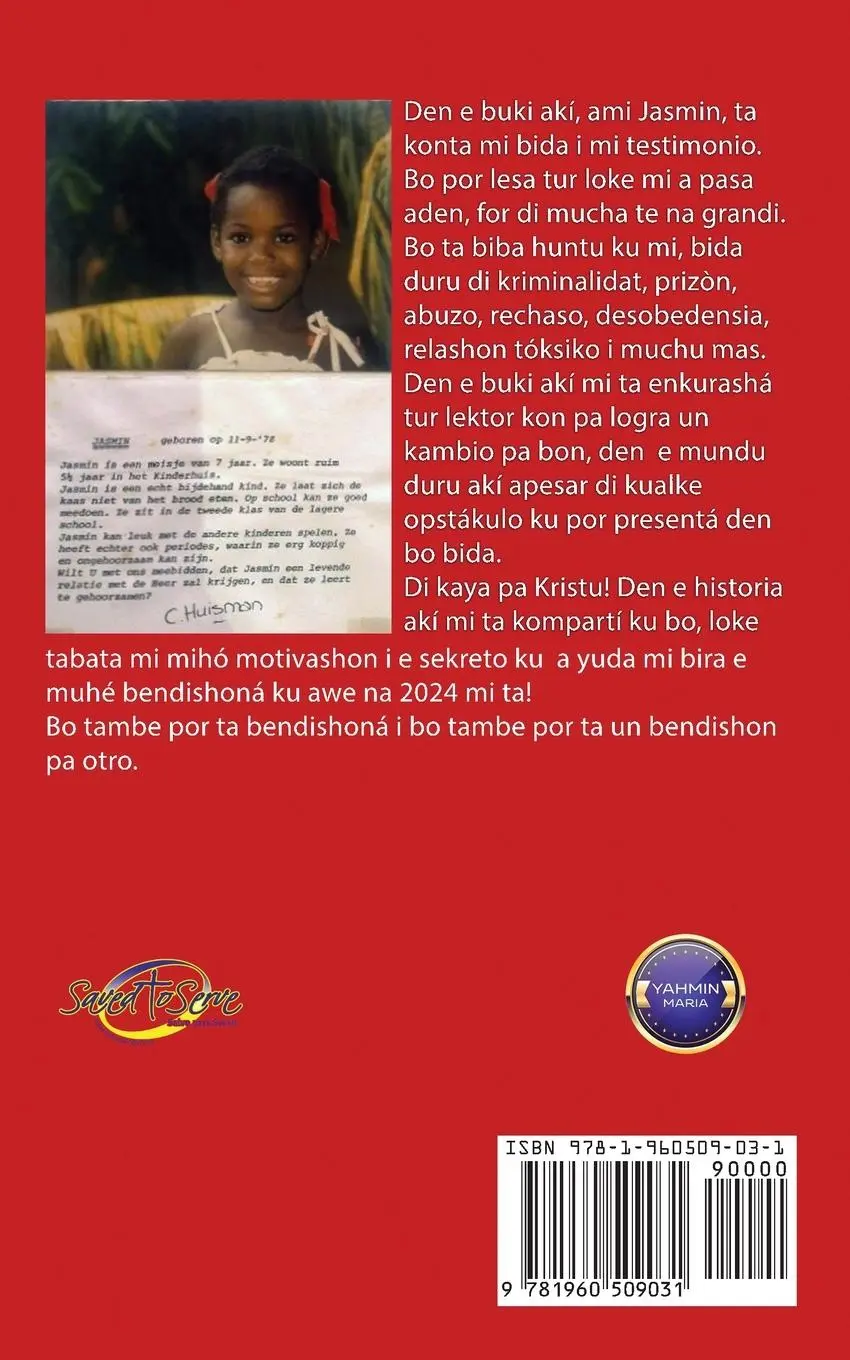 Rückseite: 9781960509031 | Di Internat pa Kriminalidat Awor un Bida Spiritual | Jasmin Ignacia