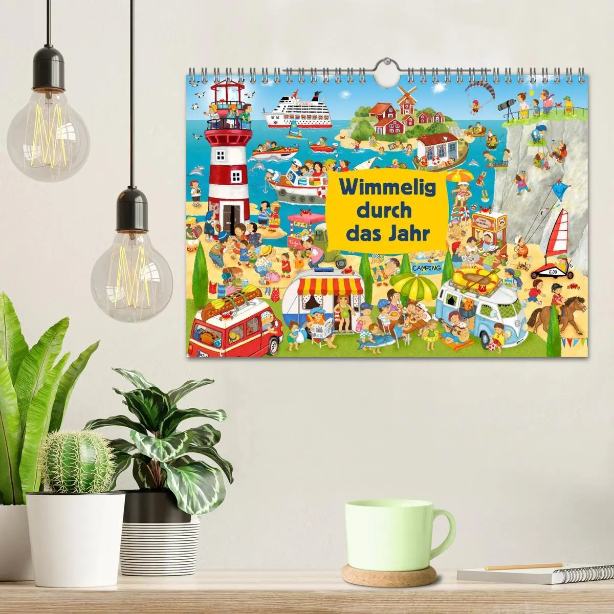 Bild: 9783457319031 | Wimmelig durch das Jahr (Wandkalender 2026 DIN A4 quer), CALVENDO...