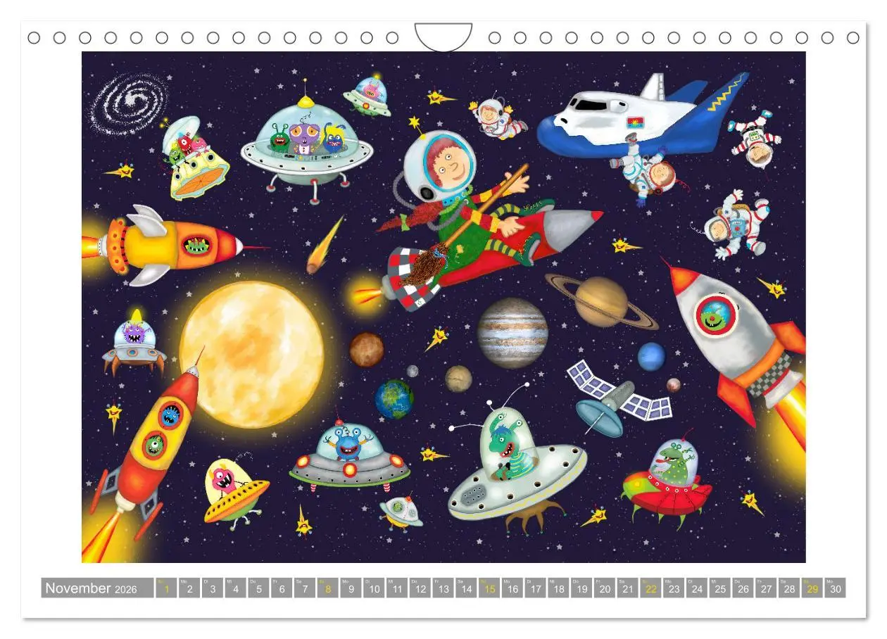 Bild: 9783457319031 | Wimmelig durch das Jahr (Wandkalender 2026 DIN A4 quer), CALVENDO...