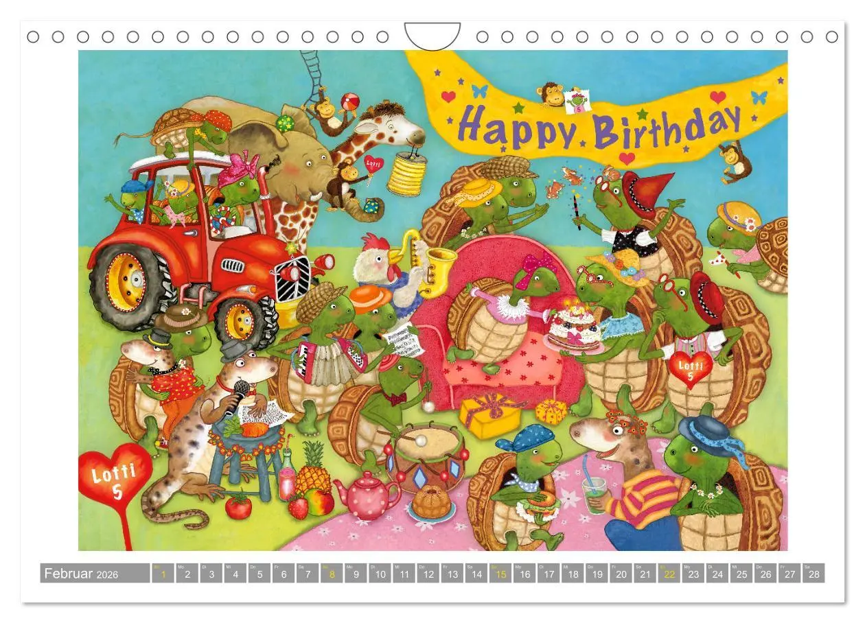 Bild: 9783457319031 | Wimmelig durch das Jahr (Wandkalender 2026 DIN A4 quer), CALVENDO...