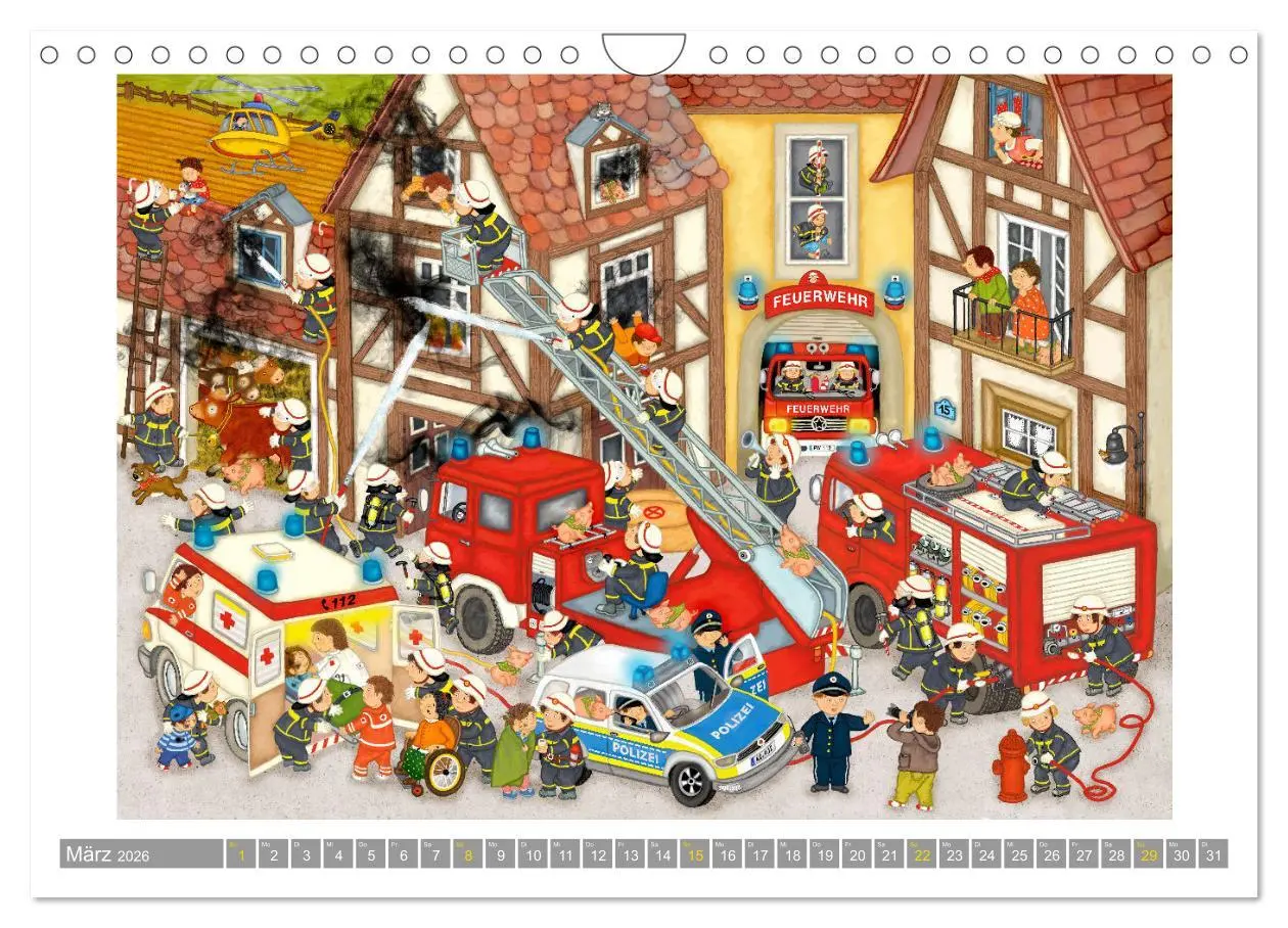 Bild: 9783457319031 | Wimmelig durch das Jahr (Wandkalender 2026 DIN A4 quer), CALVENDO...