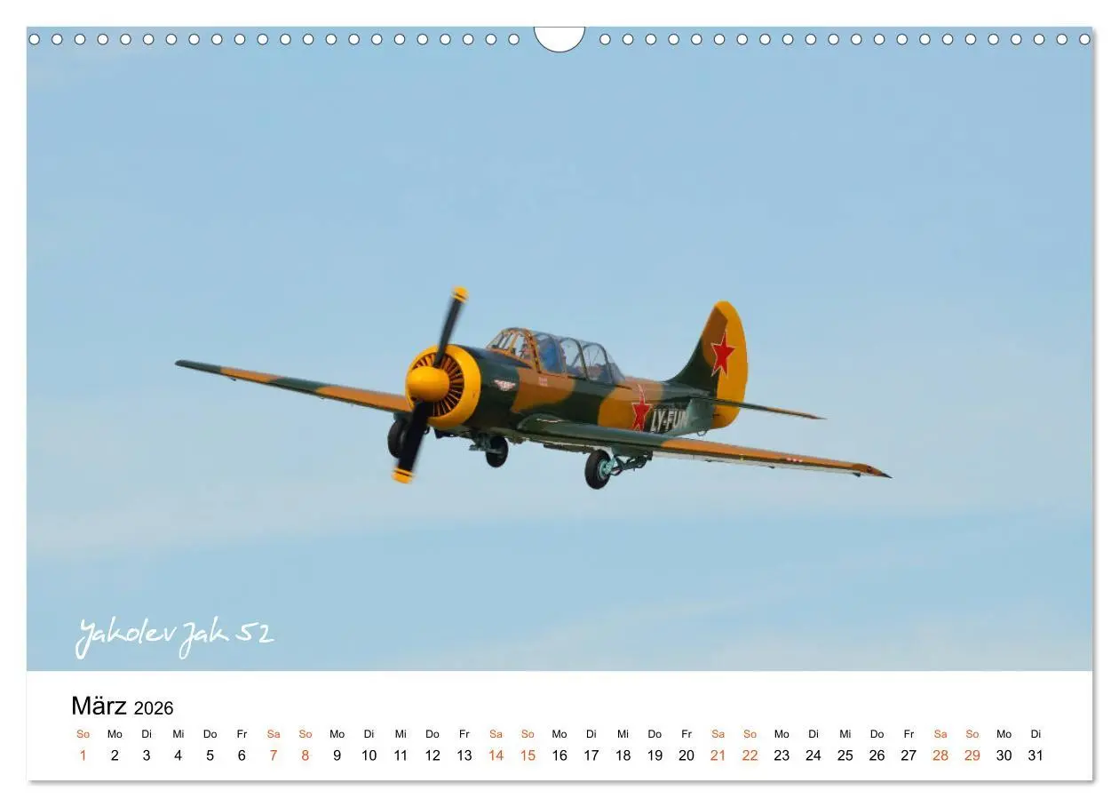 Bild: 9783457869031 | Die Faszination. Flugzeuge am Himmel (Wandkalender 2026 DIN A3...