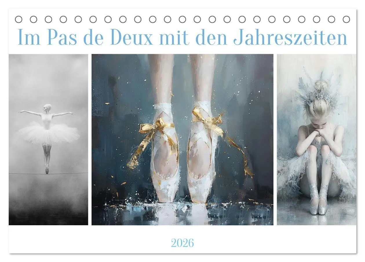 Cover: 9783516029031 | Im Pas de Deux mit der Stille (Tischkalender 2026 DIN A5 quer),...
