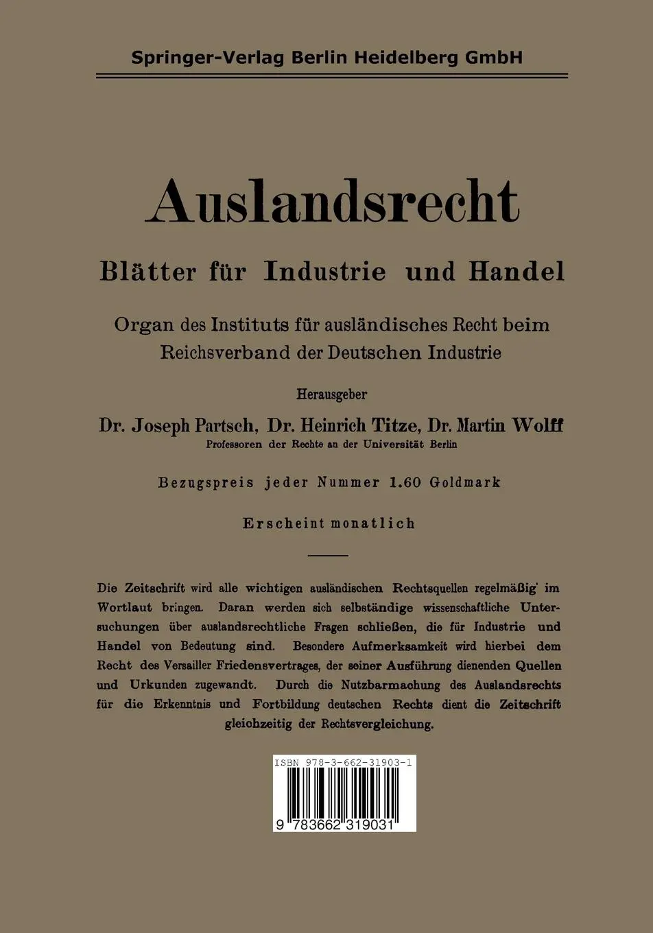 Rückseite: 9783662319031 | Rechtskraft und Rechtsgeltung: Eine Rechtsdogmatische Untersuchung