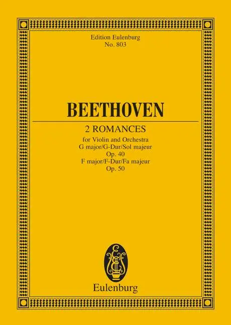 Cover: 9783795769031 | 2 Romanzen G-Dur und F-Dur | Ludwig van Beethoven | Buch | 32 S.