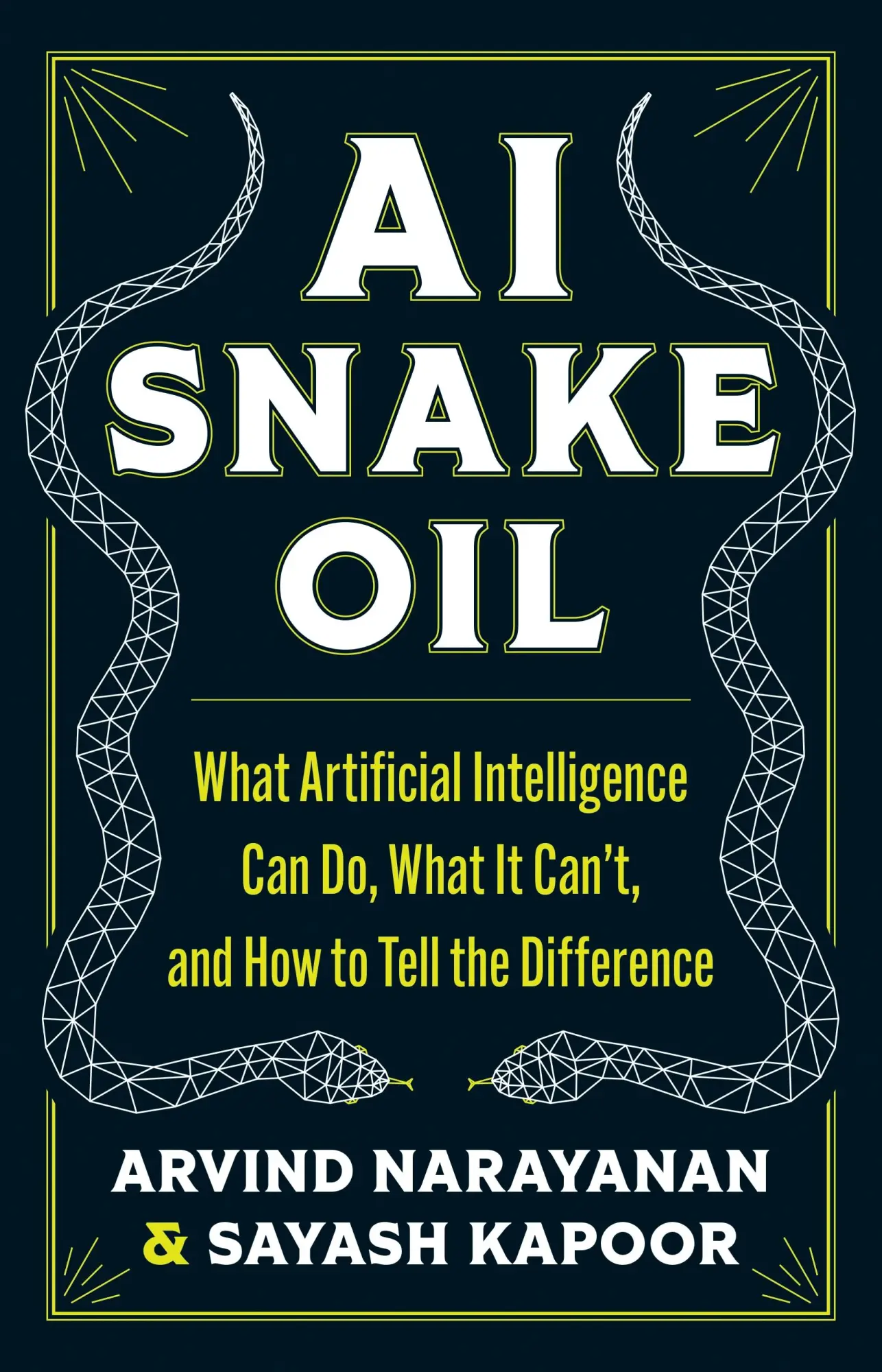 Cover: 9780691249131 | AI Snake Oil | Arvind Narayanan (u. a.) | Buch | Englisch | 2024 Cover: 9780691249131 | AI Snake Oil | Arvind Narayanan (u. a.) | Buch | Englisch | 2024