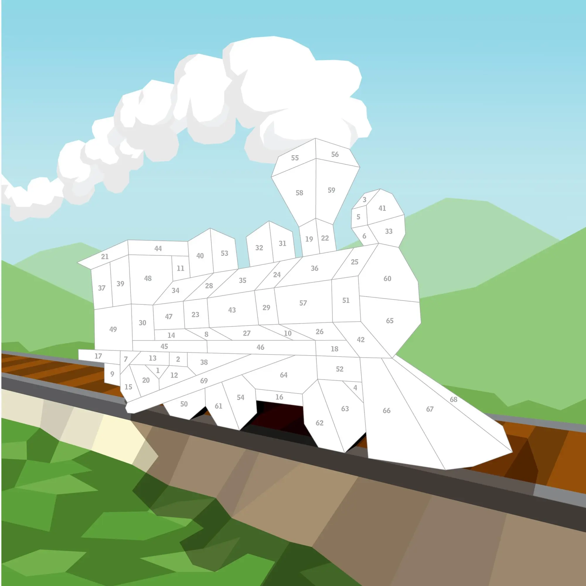 Bild: 9781523529131 | Paint by Sticker Kids: Trucks, Trains &amp; More | Workman Publishing