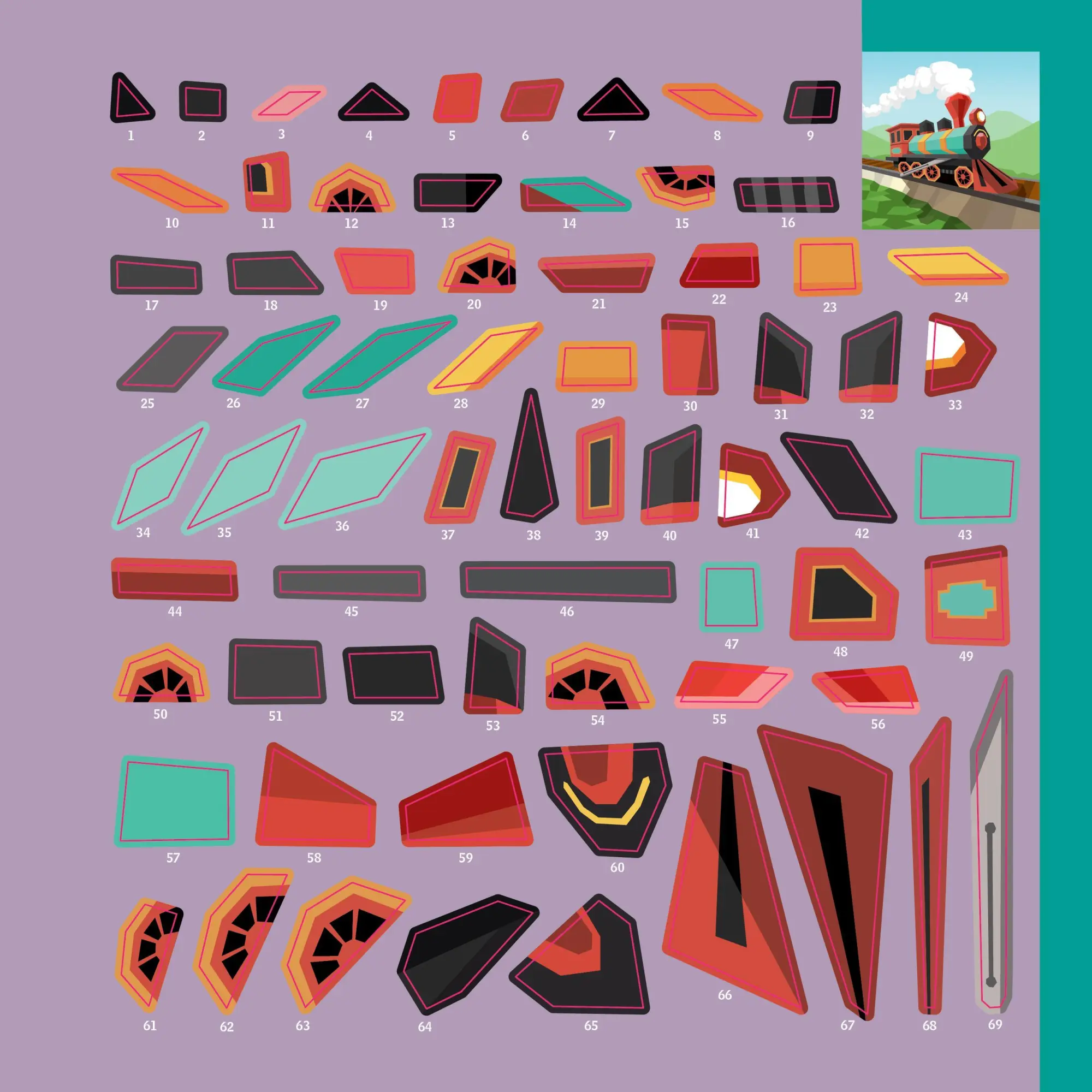 Bild: 9781523529131 | Paint by Sticker Kids: Trucks, Trains &amp; More | Workman Publishing