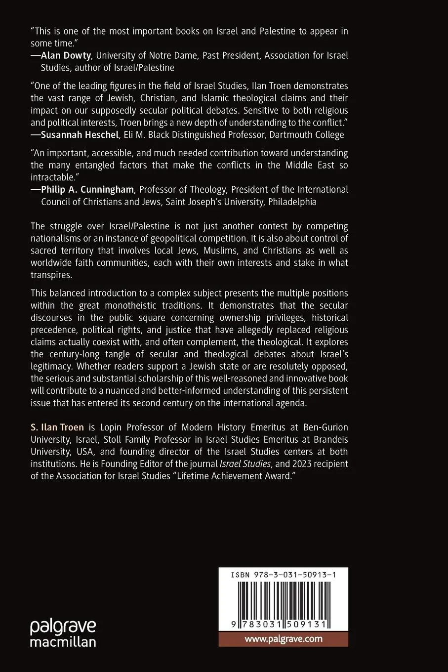 Rückseite: 9783031509131 | Israel/Palestine in World Religions | Whose Promised Land? | Troen