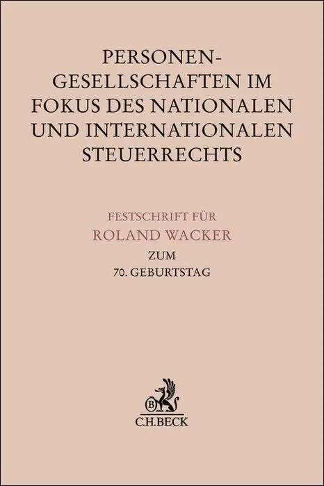 Cover: 9783406819131 | Personengesellschaften im Fokus des nationalen und Internationalen...
