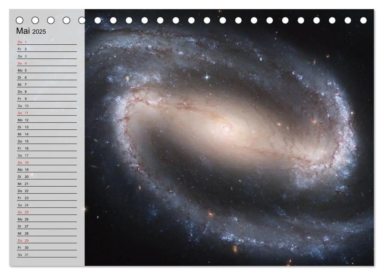 Bild: 9783435529131 | Universum. Farbenpracht der Gasnebel (Tischkalender 2025 DIN A5...