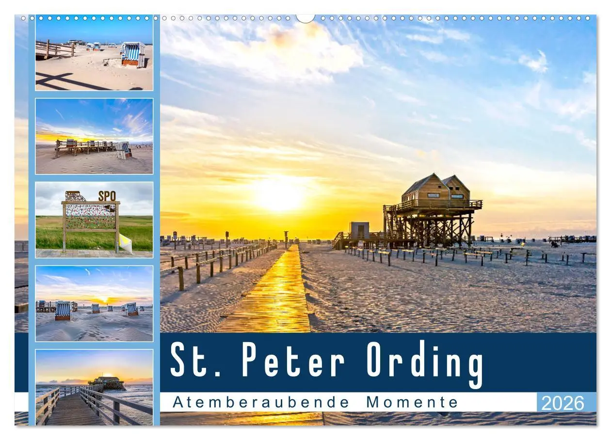 Cover: 9783457789131 | St. Peter Ording - Atemberaubende Momente (Wandkalender 2026 DIN A2...