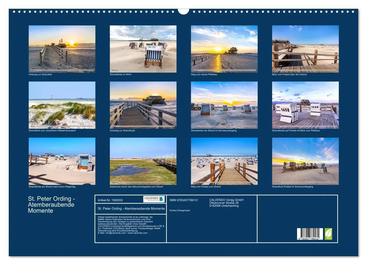 Bild: 9783457789131 | St. Peter Ording - Atemberaubende Momente (Wandkalender 2026 DIN A2...
