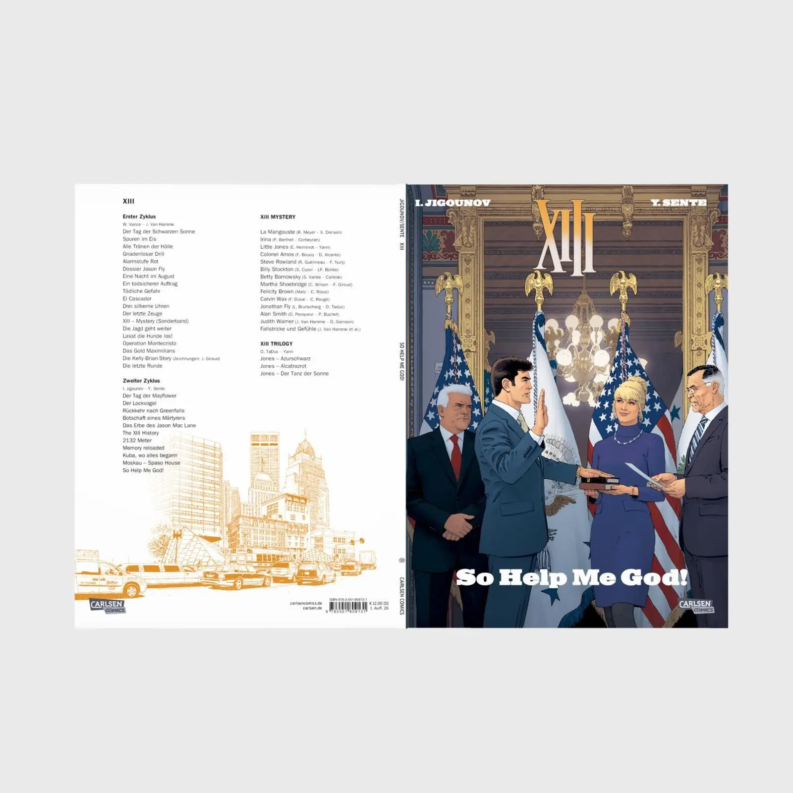 Bild: 9783551809131 | XIII 30: So Help Me God! | Yves Sente | Taschenbuch | XIII | 48 S.