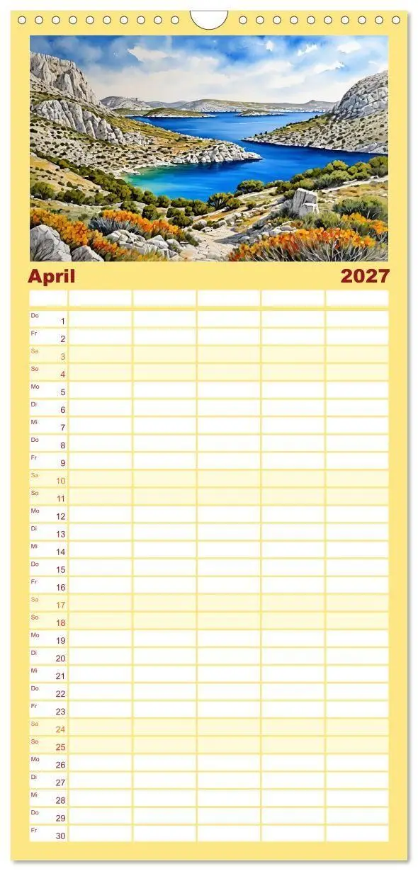 Bild: 9783594309131 | Familienplaner 2027 - Urlaubsparadies Kroatien mit 5 Spalten...