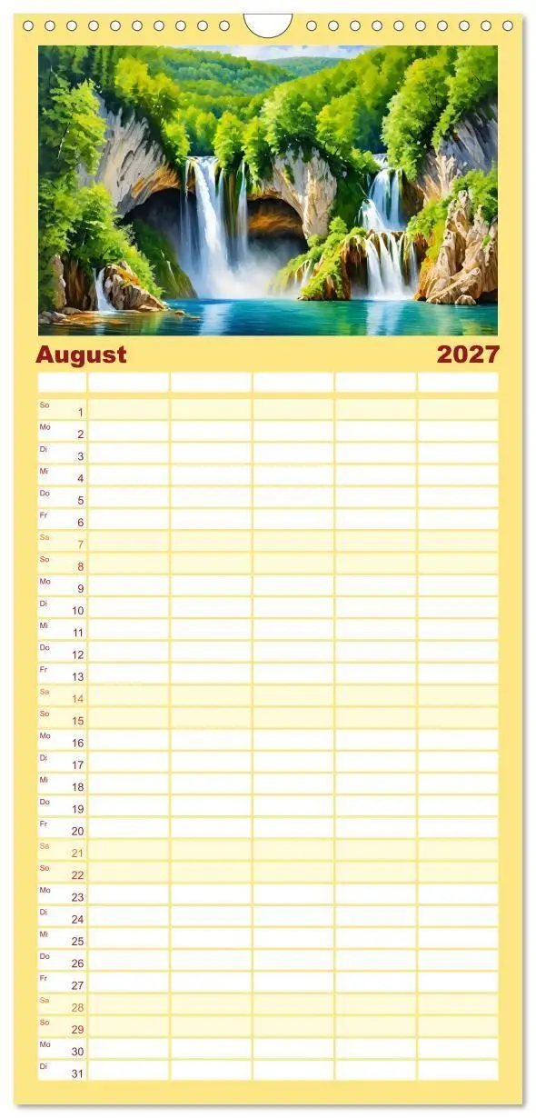 Bild: 9783594309131 | Familienplaner 2027 - Urlaubsparadies Kroatien mit 5 Spalten...