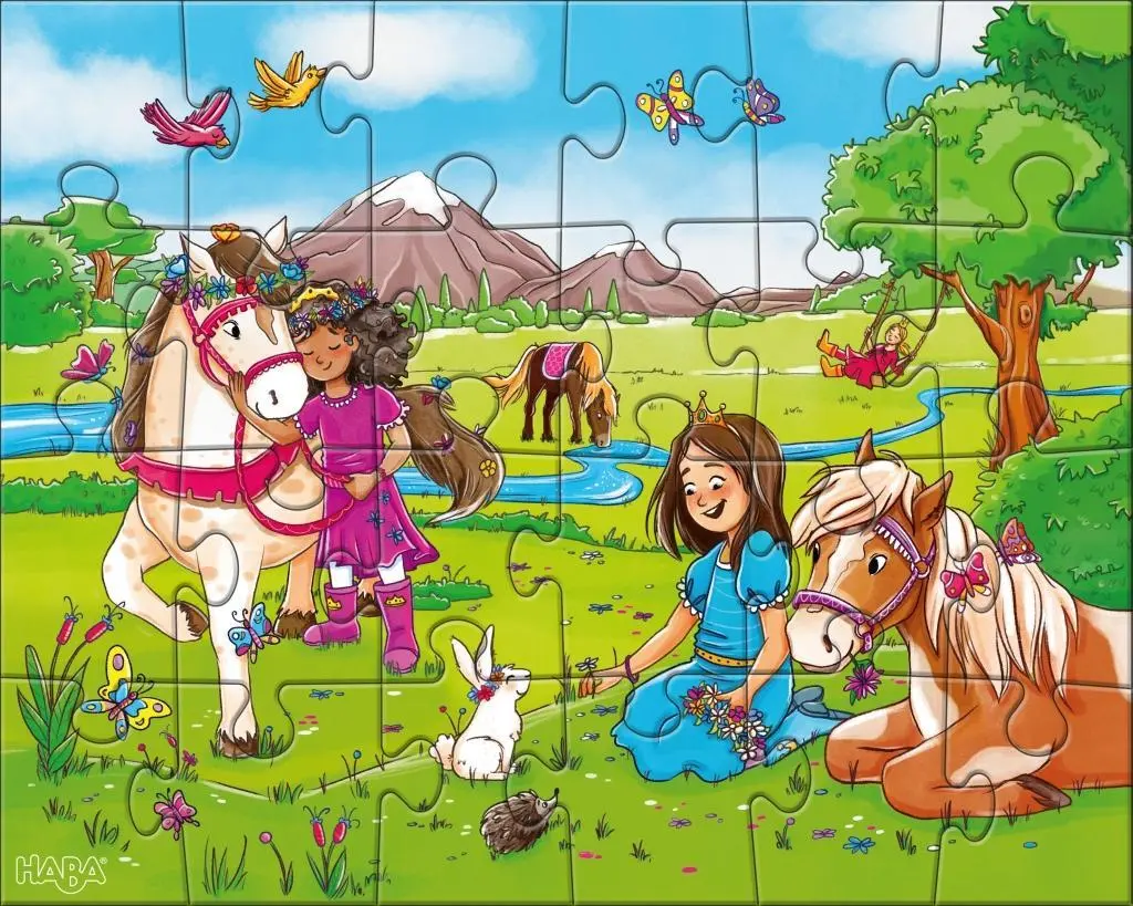 Bild: 4010168239231 | Puzzles Pferdefreundinnen. 3 Motive je 24 Teile | Anna-Lena Kühler