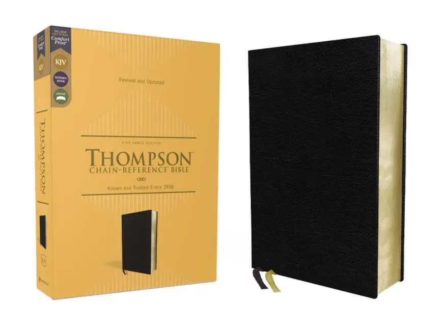 Cover: 9780310459231 | KJV, Thompson Chain-Reference Bible, European Bonded Leather,...