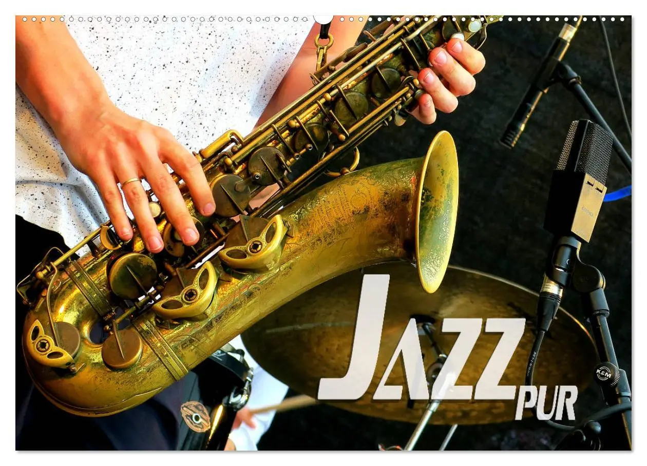 Cover: 9783457779231 | Jazz pur (Wandkalender 2026 DIN A2 quer), CALVENDO Monatskalender