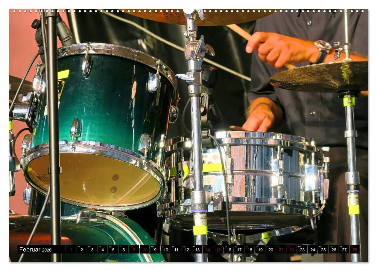 Bild: 9783457779231 | Jazz pur (Wandkalender 2026 DIN A2 quer), CALVENDO Monatskalender