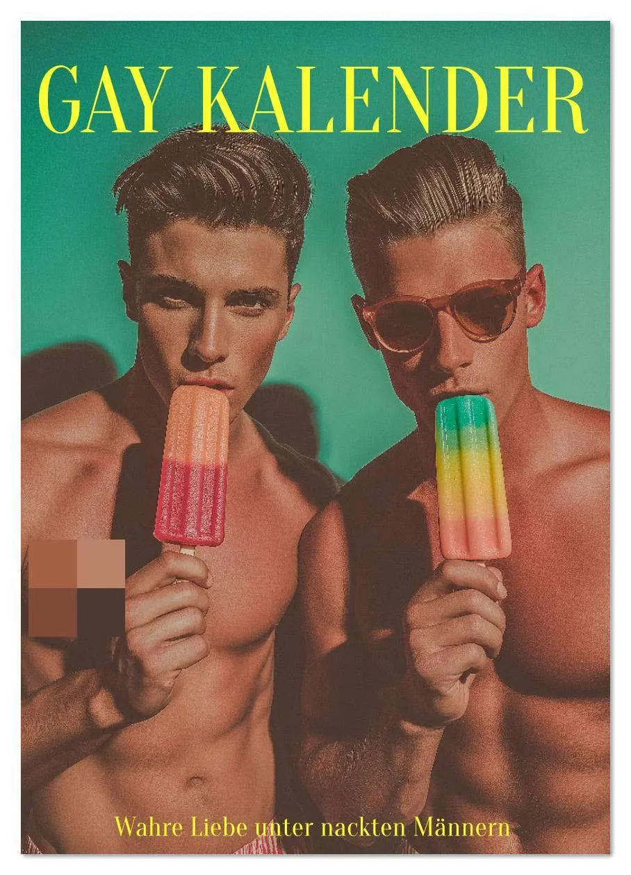 Cover: 9783516629231 | Gay Kalender - Wahre Liebe unter nackten Männern (Wandkalender 2026...