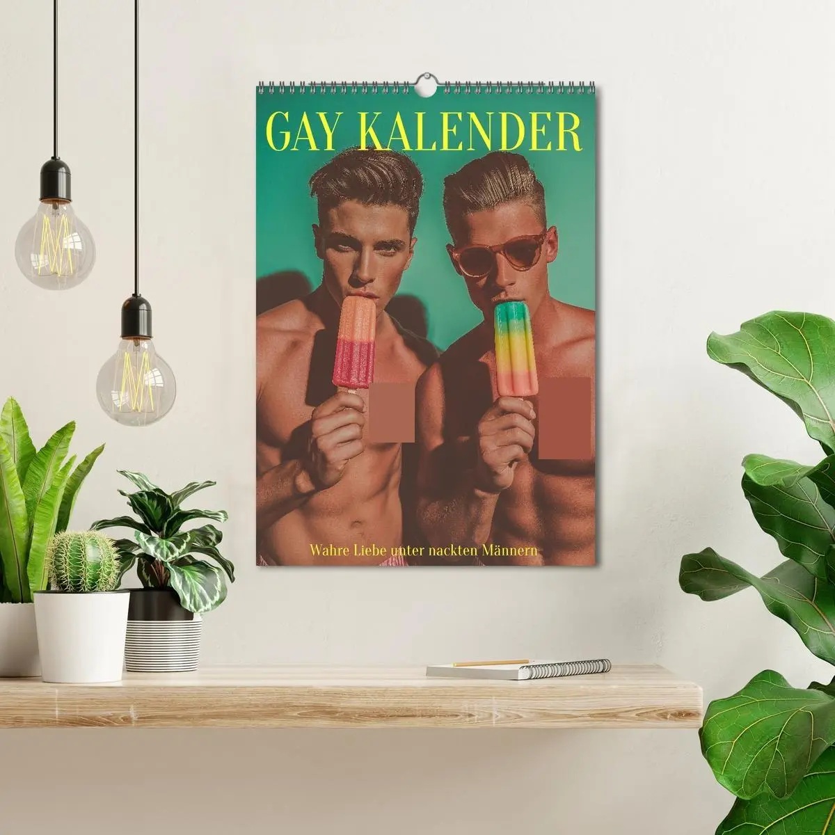 Bild: 9783516629231 | Gay Kalender - Wahre Liebe unter nackten Männern (Wandkalender 2026...