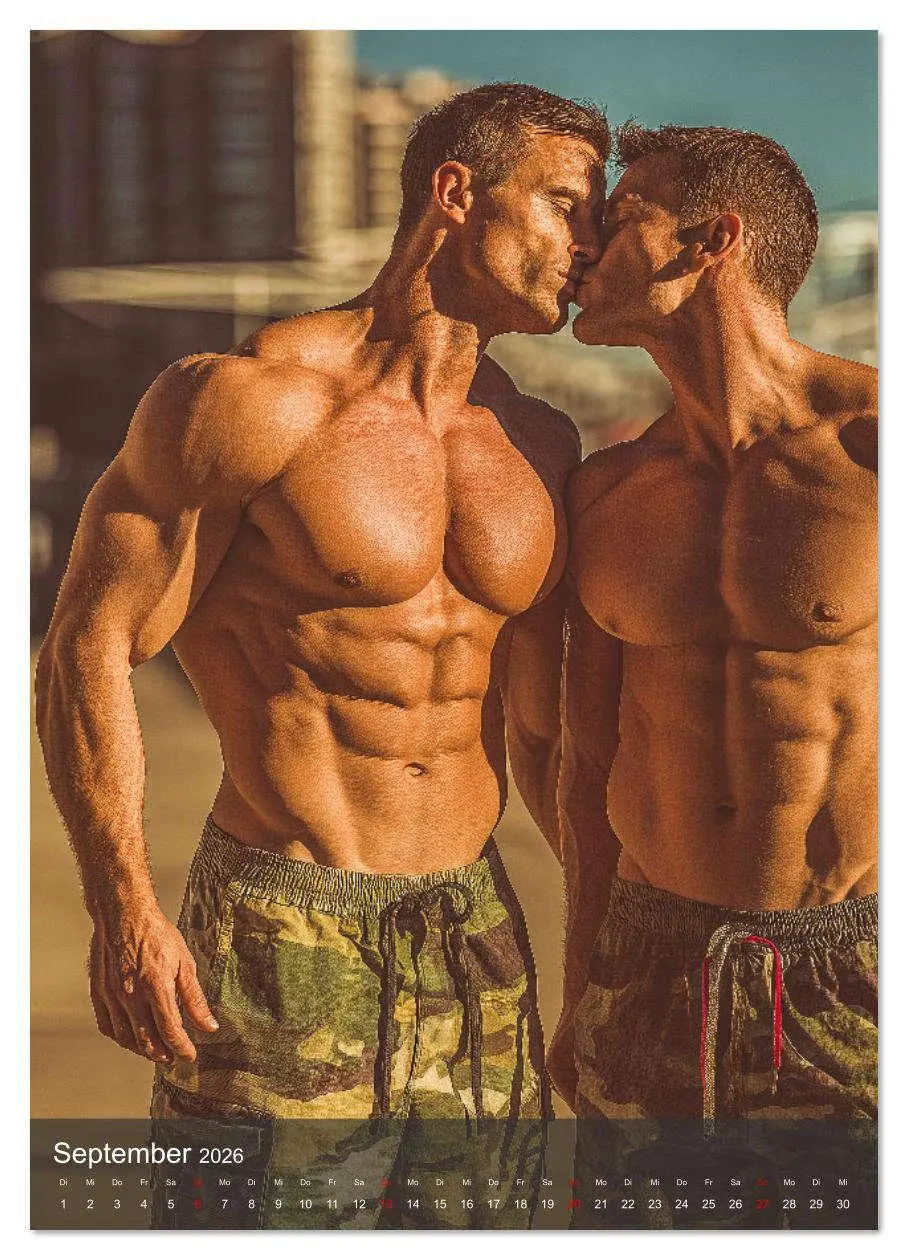 Bild: 9783516629231 | Gay Kalender - Wahre Liebe unter nackten Männern (Wandkalender 2026...