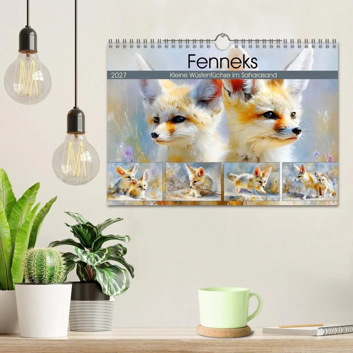 Bild: 9783516799231 | Fenneks. Kleine Wüstenfüchse im Saharasand (Wandkalender 2027 DIN...