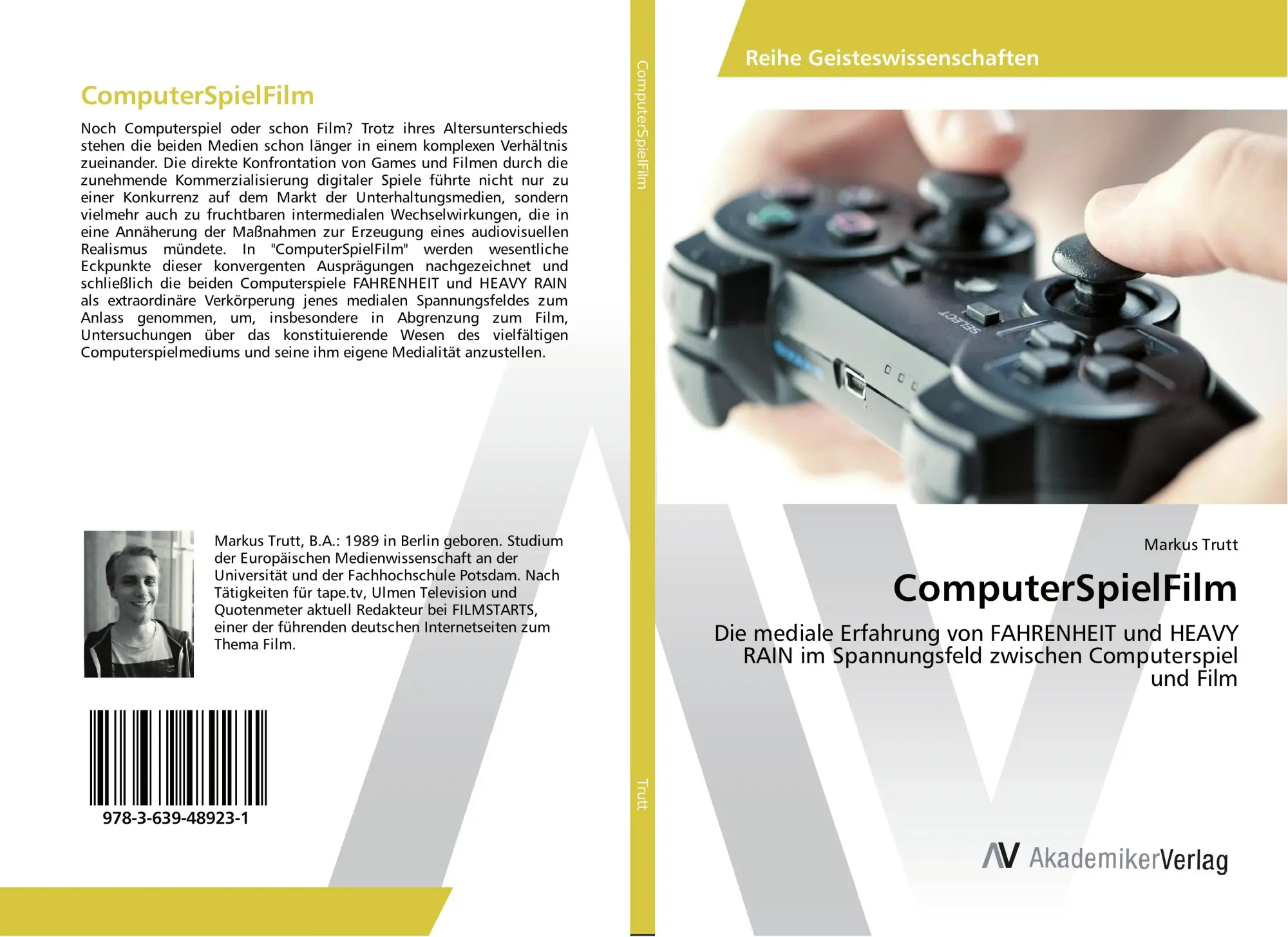 Cover: 9783639489231 | ComputerSpielFilm | Markus Trutt | Taschenbuch | 104 S. | Deutsch