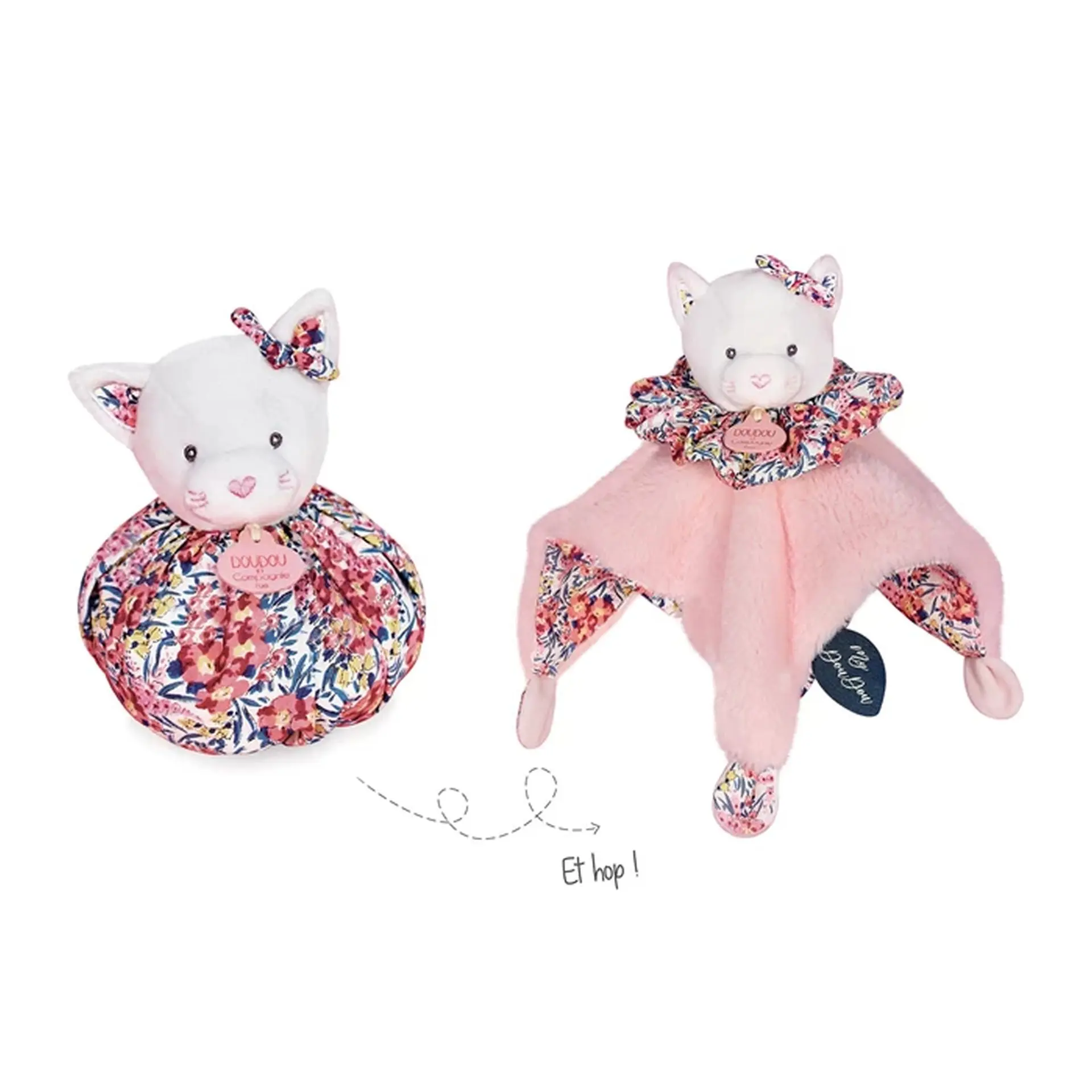 Cover: 3700335239331 | Boule Katze Schmusetuch 25cm | 8903933 | DOUDOU | EAN 3700335239331
