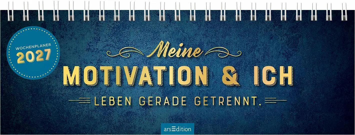 Cover: 4014489139331 | Tischkalender Meine Motivation &amp; ich leben gerade getrennt. 2027