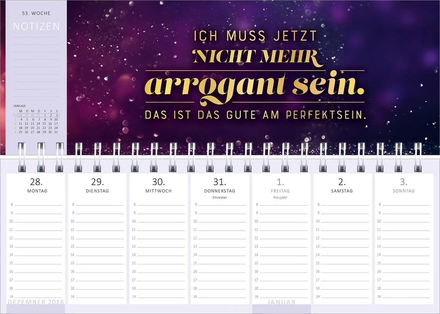Bild: 4014489139331 | Tischkalender Meine Motivation &amp; ich leben gerade getrennt. 2027