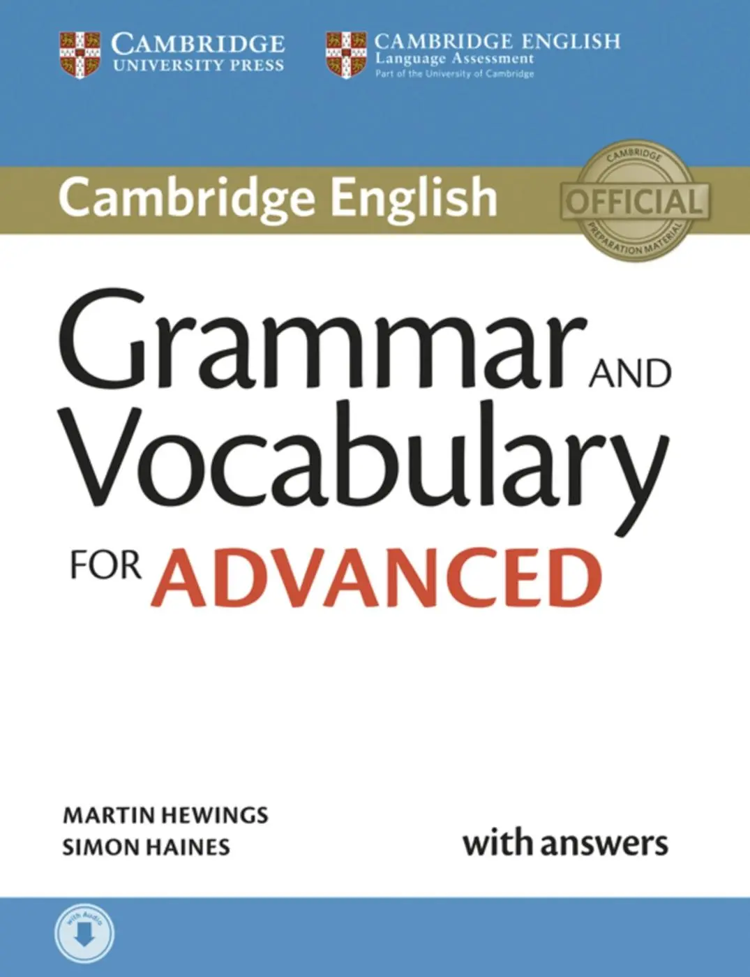 Cover: 9783125329331 | Grammar and Vocabulary for Advanced | Martin/Haines, Simon Hewings