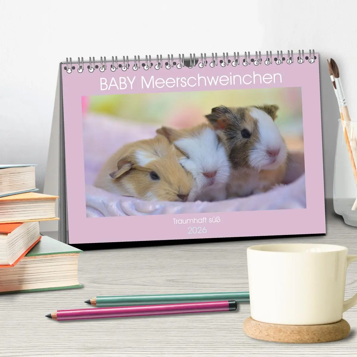 Bild: 9783457459331 | BABY Meerschweinchen Traumhaft süß (Tischkalender 2026 DIN A5...
