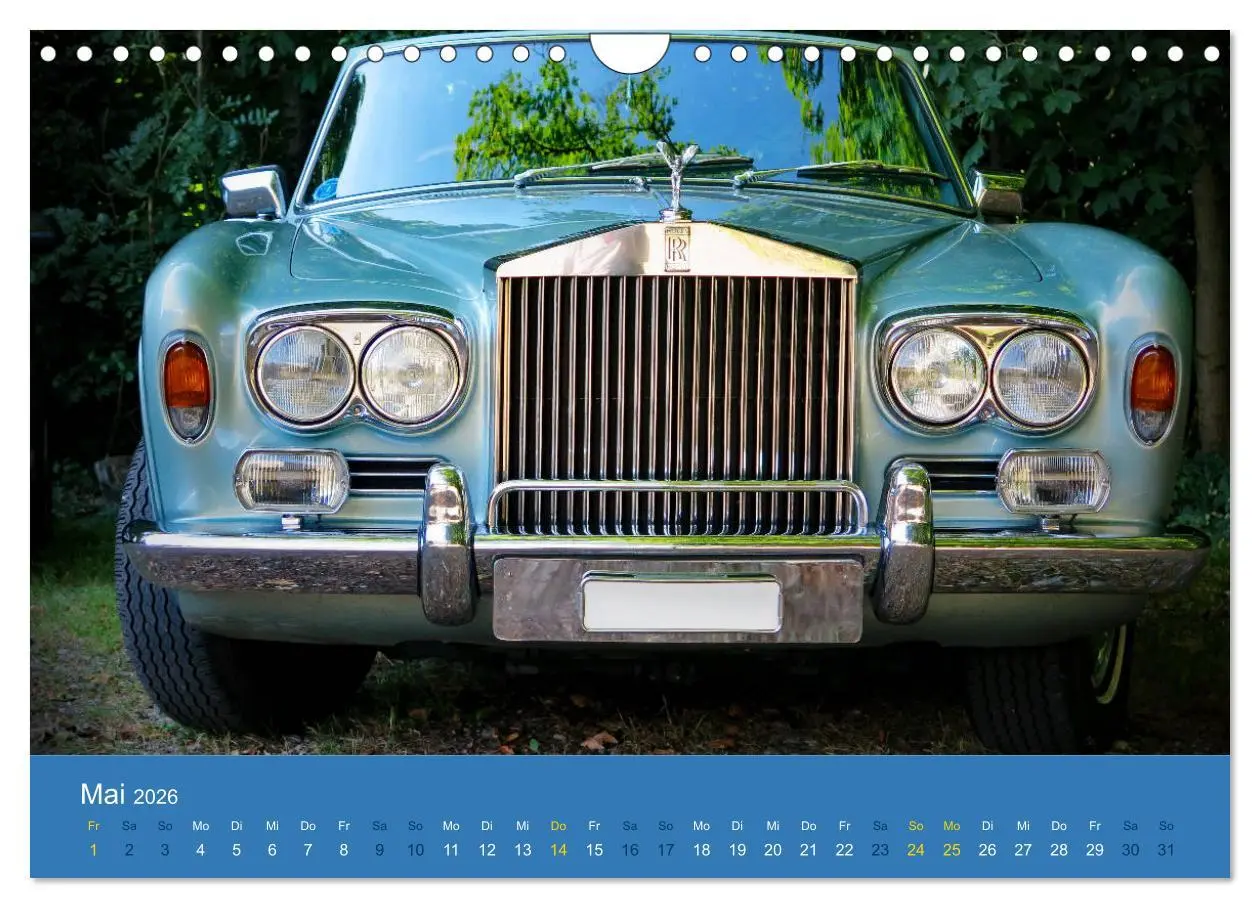Bild: 9783457699331 | Rolls Royce Revival (Wandkalender 2026 DIN A4 quer), CALVENDO...