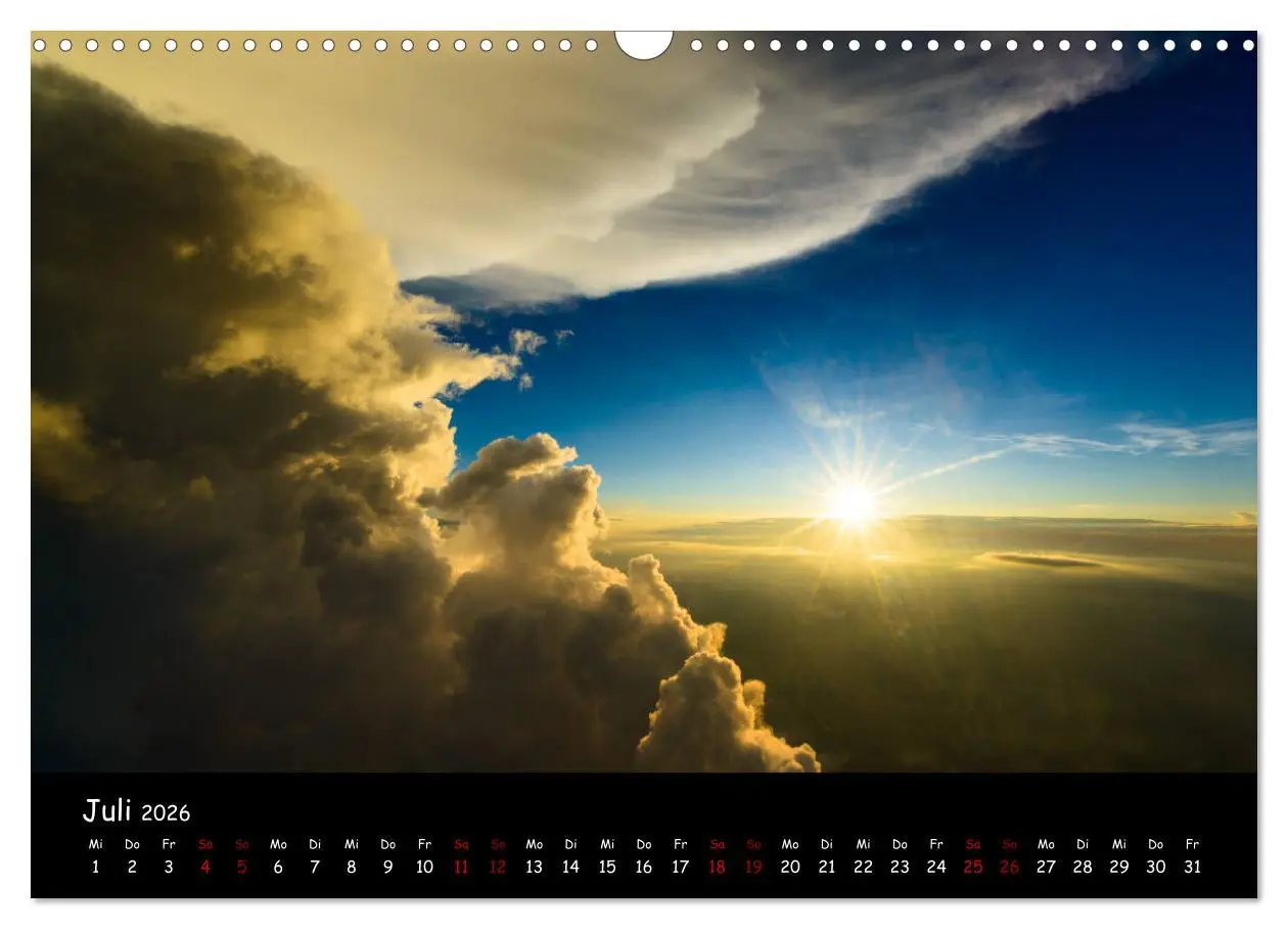 Bild: 9783457909331 | Wolkenwelten (Wandkalender 2026 DIN A3 quer), CALVENDO Monatskalender