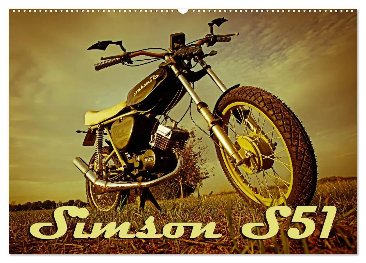 Cover: 9783516099331 | Simson S51 (Wandkalender 2026 DIN A2 quer), CALVENDO Monatskalender