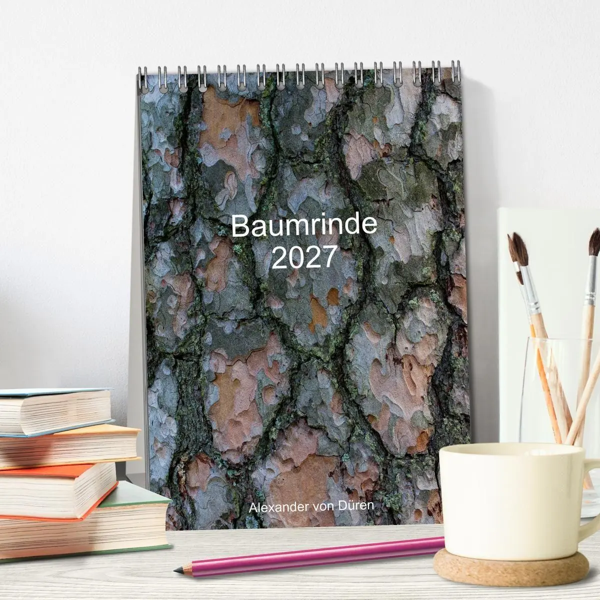 Bild: 9783594149331 | Baumrinde 2027 (Tischkalender 2027 DIN A5 hoch), CALVENDO...
