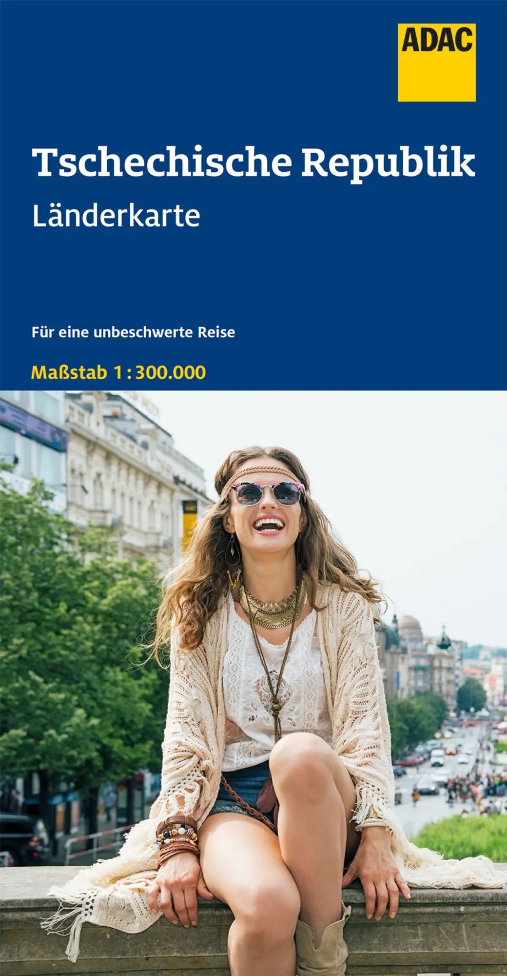 Cover: 9783826419331 | ADAC LänderKarte Tschechische Republik 1:300 000 | (Land-)Karte | 1 S.