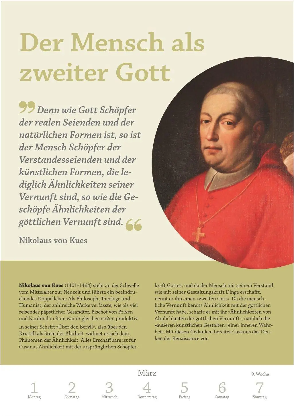 Bild: 9783840039331 | DIE ZEIT Philosophie Wochen-Kulturkalender 2027 - 53 Denkanstöße...
