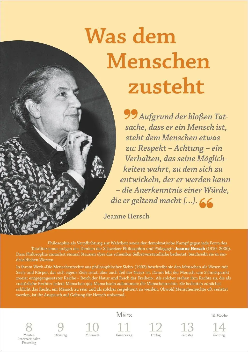 Bild: 9783840039331 | DIE ZEIT Philosophie Wochen-Kulturkalender 2027 - 53 Denkanstöße...