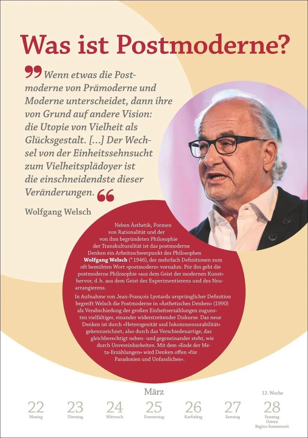 Bild: 9783840039331 | DIE ZEIT Philosophie Wochen-Kulturkalender 2027 - 53 Denkanstöße...