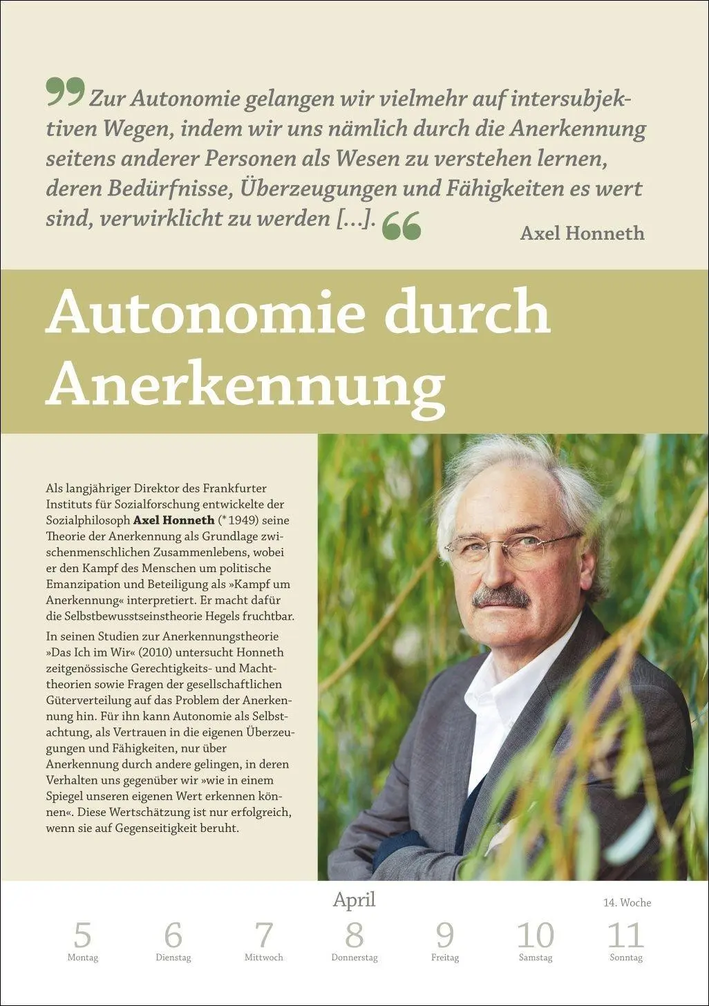 Bild: 9783840039331 | DIE ZEIT Philosophie Wochen-Kulturkalender 2027 - 53 Denkanstöße...