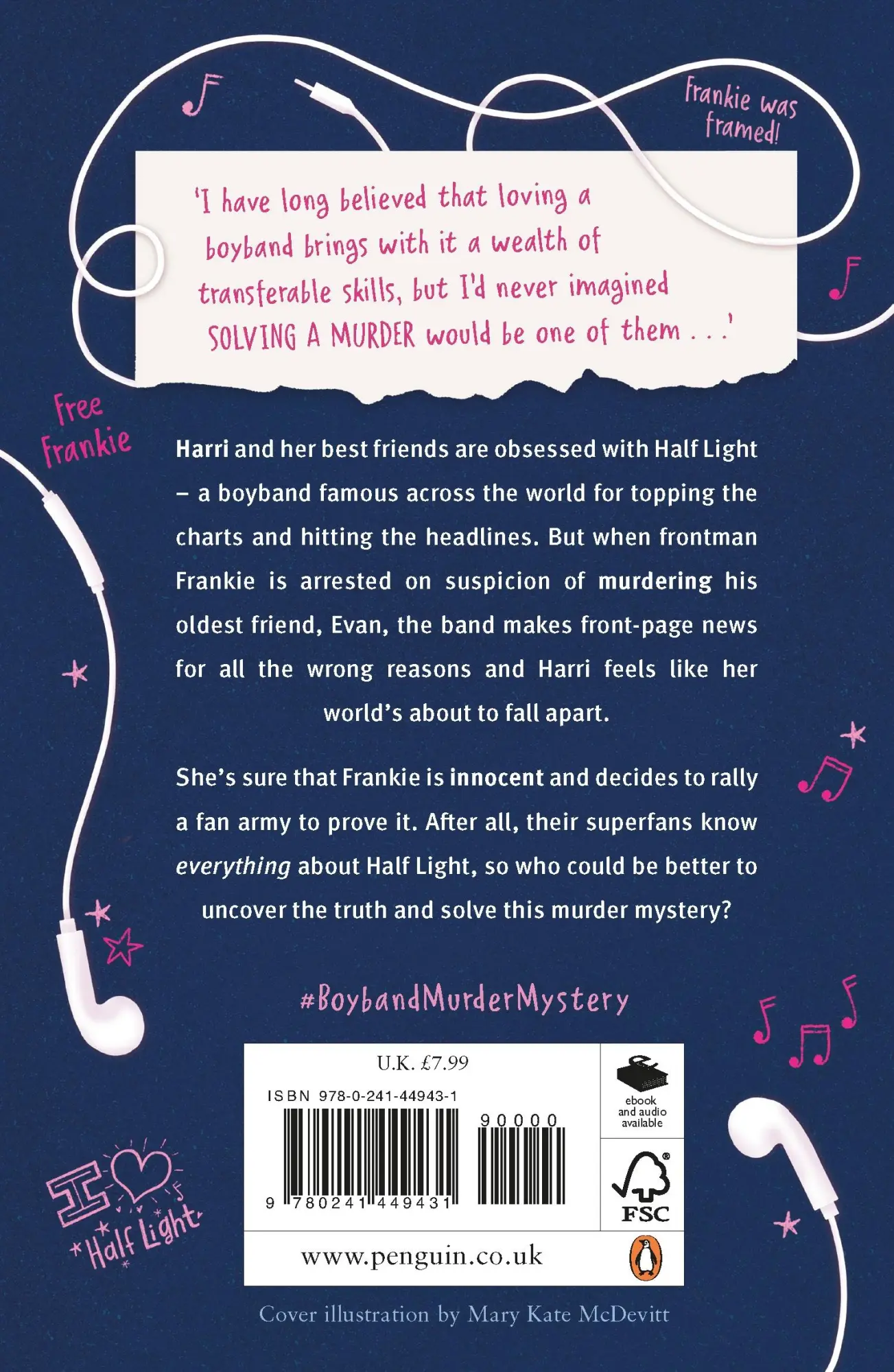 Rückseite: 9780241449431 | The Boyband Murder Mystery | Ava Eldred | Taschenbuch | 352 S. | 2021