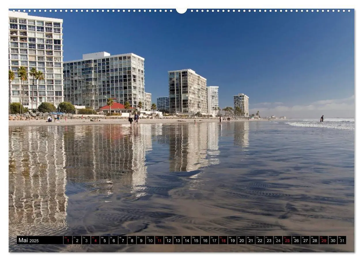 Bild: 9783435739431 | San Diego (Wandkalender 2025 DIN A2 quer), CALVENDO Monatskalender