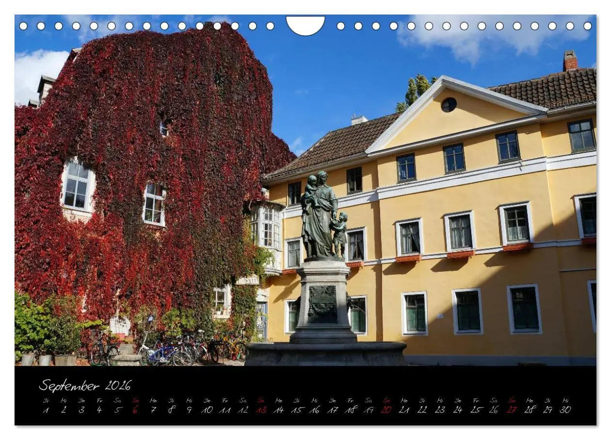 Bild: 9783516229431 | Weimar (Wandkalender 2026 DIN A4 quer), CALVENDO Monatskalender | 2026